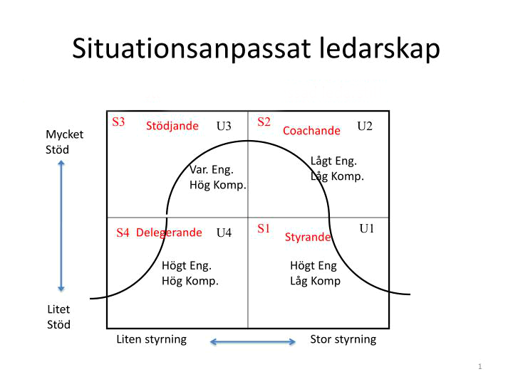 Situationsanpassat ledarskap - ledarskapsmodell
